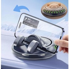 Leaf Shop 360 Derece Dönebilen Araç Içi Park Numaratörü Şık ve Modern Tasarım Kaymaz Yapışkanlı Oto Numaratör Telefon Standlı Park Plakası