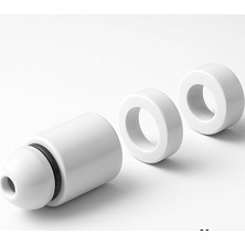 Leaf Shop Plastik Taharet Musluğu Ucu – Dayanıklı, Tüm Taharet Çubuklarıyla Uyumlu, Kolay Montajlı Yedek Parça