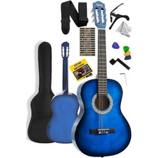 Leaf Shop CG-270BL Klasik Gitar 4/4 Yetişkin Boy Sap Ayarlı Full Set