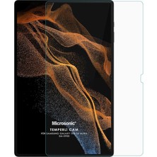 Leaf Shop Samsung Galaxy Tab S10 Ultra X920 Tempered Glass Cam Ekran Koruyucu [galaxy Tab S10 Ultra X920 ile Uyumlu Ekran Koruyucu - Şeffaf]