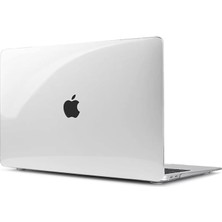 Leaf Shop MacBook Air 13.6 2022 M2 A2681 Ince Sararmayan Şeffaf MacBook Crystal Ishield Kapak Sert Kabuk Koruma Kılıfı