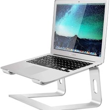Leaf Shop Alüminyum Ergonomik Katlanır Macbook Bilgisayar Standı Gümüş