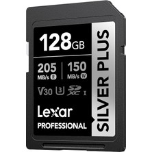 Leaf Shop Professional 128GB 205 Mb/s Silver Plus Sd Hafıza Kartı