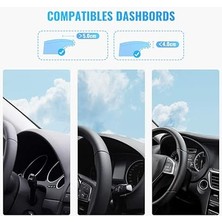 Leaf Shop Araç Telefonu Tutacağı Gösterge Paneli Tutacağı iPhone ile Uyumlu Galaxy Redmi Huawei