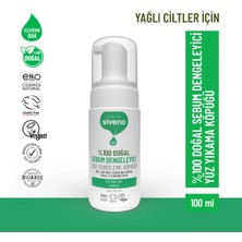 Siveno %100 Doğal Yüz Temizleme Köpüğü Yağlı Ciltler İçin Makyaj Siyah Nokta Sivilce Vegan 100 ml