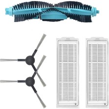Leaf Shop Se V2 V2 Pro/viomi V2-V3 Robot Süpürge Uyumlu Fırça,hepa Filtre Yedek Parça Seti-5 Parça