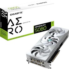 Leaf Shop VGA Nvıdıa 16GB Gddr7 RTX5080 Aero Oc Sff GV-N5080AERO OC-16GD