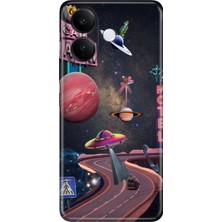 Senada Vivo V60 Lite 5g Kılıf Desenli Baskılı Tpu Rubber Kapak Car Wash