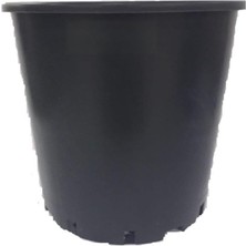 Leaf Shop Üretim Saksısı 2 Adet 30X30 cm 18,5 Lt Plastik Saksı Siyah Üretim Saksı Bitki Saksısı