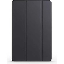 Leaf Shop Mi Pad 5 Kılıf Smart Cover Standlı Kılıf Siyah