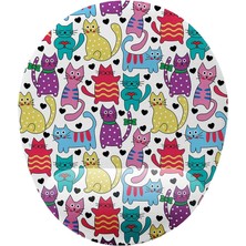 Leaf Shop Kediler Bilek Destekli Mouse Pad