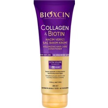 Leaf Shop Collagen & Biotin Hacim Veren Saç Bakım Kremi 250 ml – Ince Telli ve Hacimsiz Saçlar Için Dolgunlaştırıcı ve Nemlendirici Bakım