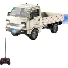 Leaf Shop / Uzaktan Kumandalı Rc Kamyonet, Işıklı, Buhar Atan, Şarjlı Iş Makinesi Araç Yük Taşıma Aracı Kamyonet (Beyaz)