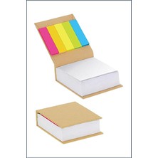 Leaf Shop Dönüşümlü Renkli Yapışkanlı Post-It Küp Notluk