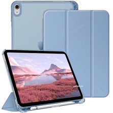 Leaf Shop 11.nesil A16 11INÇ/10.NESIL 10.9inç ile Uyumlu Kılıf Flip Cover Kalem Bölmeli Pc Case Gökyüzü Mavisi