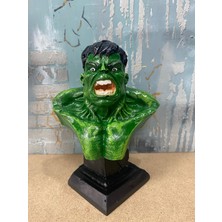 Renkli Fırça Yeşil Dev Hulk Polyester Biblo Hediyelik