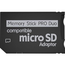 Leaf Shop Stick Pro Duo To Micro Sd Kart Adaptör – Psp 1000/2000/3000 Uyumlu – Dönüştürücü Adaptör