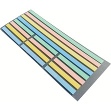 Leaf Shop Renkli Yapışkanlı Not Kağıdı Karma Şerit (Karma Şerit 3)