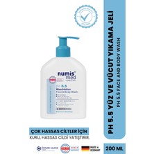Numis Med Hassas Ciltler Için Yüz & Vücut Yıkama Jeli Ph 5.5 200 ml