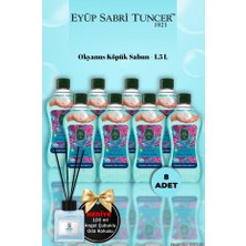 Eyüp Sabri Tuncer 8 Adet 1,5 L Okyanus Köpük Sabun Angel Koku Hediye