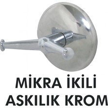Onno Mikra Ikili Askılık Krom