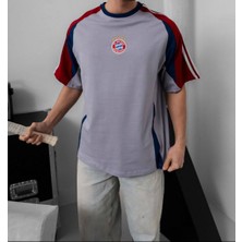 Bergibo Oversıze Bayern Likralı Penye Tişört - Kaliteli Bayern Tshırt