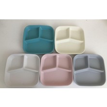 Leaf Shop 3 Bölmeli Kahvaltı Tabağı Tabldot