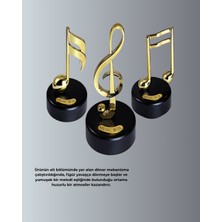 Astraltech Sol Anahtarı Temalı Döner Müzik Kutusu Melodili Dekoratif Ürün