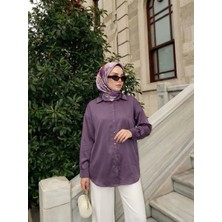 Miostil Saten Tunik-Gül Kurusu