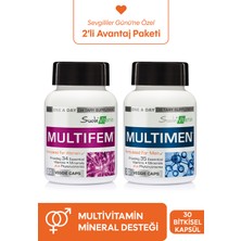 Suda Vitamin Suda Vıtamın - Multımen Multıvıtamın 30 Kapsül + Multıfem Multıvıtamın 30 Kapsül