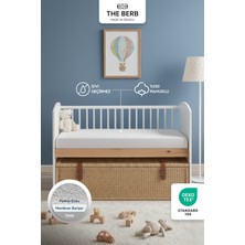 The Berb | %100 Pamuklu Sıvı Geçirmez Bebek & Çocuk Alezi | Full Kenar Yatak Koruyucu | Beşik ve Kreş Alezi