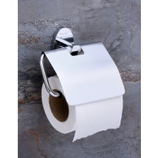 İbico Ibico Metal Tuvalet Kağıtlığı – Geniş Kapaklı – Vidalı Montaj