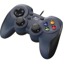 Leaf Shop F310 Kablolu Gamepad, Özel 4 Düğmeli Hassas D-Pad, 1,8 M Kablo Uzunluğu, Lacivert