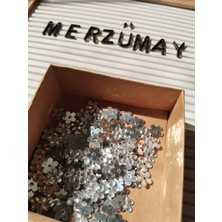 Merzümay Yazma Oyası Çiçek Pulu - 100 Adet