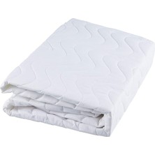 Leaf Shop Kapitone Kumaş Fitted Alez, Beyaz, Tek Kişilik