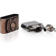 Leaf Shop Çakmak - Kuru Kafa Tasarımlı Çakmak (ZU-CKZ0008)