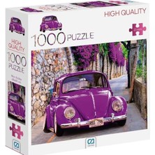 Kyops Mor Araba Puzzle 1000