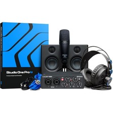 Leaf Shop Audiobox 96 Ultimate, Ses Kartı, Kulaklık, Mikrofondan ve Hoparlörden Oluşan Başlangıç Paketi, 25. Yıl Özel Sürüm, Eris E3.5 Hoparlör, Hd7 Kulaklık, M7 Mikrofon