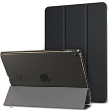 Leaf Shop Pro 12.9 1. / 2. Nesil ile Uyumlu Kılıf Pu Deri Smart Standlı Case A1584 A1652 A1670 A1671 A1821 Siyah