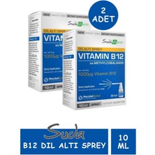 Suda Vitamin B12 Dil Altı Spreyi 10 ml 2 Adet