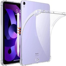 Leaf Shop Ipad Air 11 Inç M2-M3 2024-2025 ile Uyumlu Köşe Korumalı Airbagli Silikon Kılıf A2902