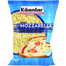 Kaanlar 1kg Rende Mozzarella Tam Yağlı Yarı Yumuşak Glutensiz Mozzarella Peynir