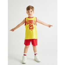 Koton Spor Atlet Bisiklet Yaka Kolsuz