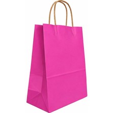 Kağıt Çanta 15X20X8 cm K.pembe 25'li