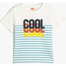 Koton Erkek Çocuk Pamuklu Kısa Kollu T-Shirt Baskılı Günlük Stil 24 - 36 Ay
