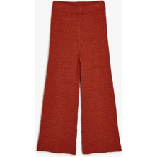 Koton Basic Bol Paça Pantolon Beli Lastikli Pamuk Karışımlı