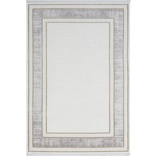 Karmen Halı Elegance Eg006a Gri Halı Gold Detaylı Viskon Doğal Iplik Bambu Halı Tozu Az Salon Halısı Yatak Odası