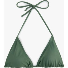 Koton Astarlı Pedli Ipli Üçgen Bikini Üstü