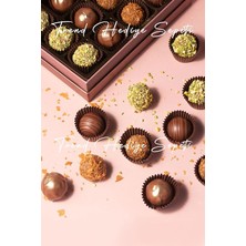 Leaf Shop 200 Adet Küçük Boy Kahverengi Truff Çikolata Kağıdı, Muffin Kek Kalıbı, Lokum Kağıdı 35X20 mm Doğum Günü Parti Dekorasyonu Için