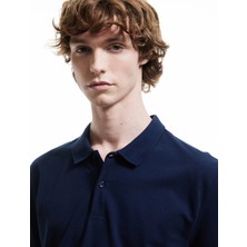 Koton Kısa Kollu Pamuklu Pike Kumaş Polo Yaka Slim Fit Tişört